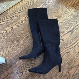 Elegant Black Knee-High Women's Boots